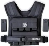 Ver imagen 1: Chaleco lastrado Eric Flag negro con dos pesas de hierro de 1,2 kg