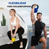 Ver imagen 5: Ejercicios con la kettlebell Yes4All en casa