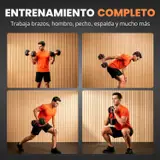 Ver imagen 5: Ejercicios de cuerpo completo que se pueden hacer con la mancuerna JUPPLIES