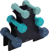 Ver imagen 1: Set de mancuernas Cecotec Drumfit de 1, 2 y 3 kg en su soporte